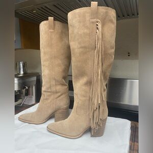 Vince Camuto Pelia Tall Fringe Boots